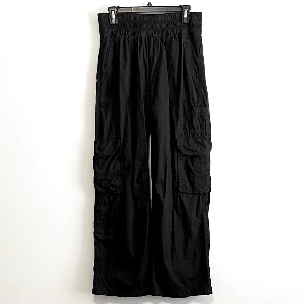 Aerie Easiest High-Waisted Elastic Poplin Cargo Pants